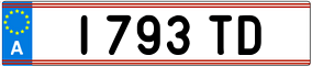 Truck License Plate